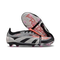 New adidas Predator Elite Tongue FG Silver Black Red