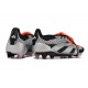 New adidas Predator Elite Tongue FG Silver Black Red