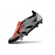 New adidas Predator Elite Tongue FG Silver Black Red