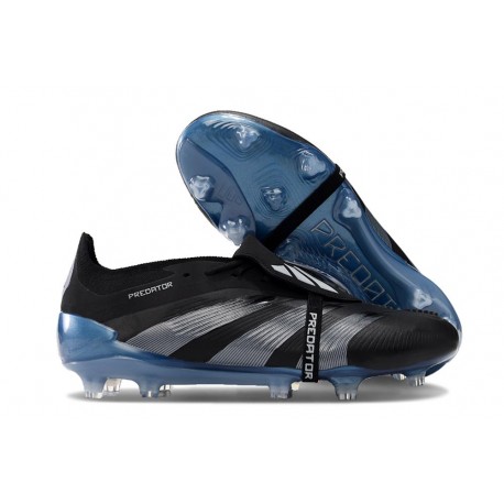 New adidas Predator Elite Tongue FG Black Blue