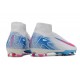 Nike Zoom Mercurial Superfly X Elite FG White Blue Pink