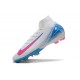 Nike Zoom Mercurial Superfly X Elite FG White Blue Pink