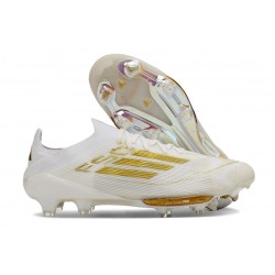 adidas F50+ Elite FG Boots Ftwr White Gold Met