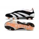 adidas Predator Elite Laceless FG Cleats Black White Orange