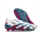 adidas Predator Elite Laceless FG Cleats White Red Cyan