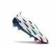 adidas Predator Elite Laceless FG Cleats White Red Cyan