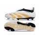 adidas Predator Elite Laceless FG Cleats Ftwr White Gold Met