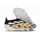 adidas Predator Elite Laceless FG Cleats Black White Gold