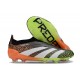 adidas Predator Elite Laceless FG Cleats Black White Orange Green