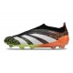 adidas Predator Elite Laceless FG Cleats Black White Orange Green