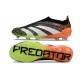 adidas Predator Elite Laceless FG Cleats Black White Orange Green