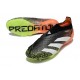 adidas Predator Elite Laceless FG Cleats Black White Orange Green