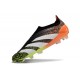 adidas Predator Elite Laceless FG Cleats Black White Orange Green