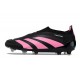 adidas Predator Elite Laceless FG Cleats Black Pink