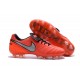 New 2016 Nike Tiempo Legend 6 FG Kangaroo Leather Boots Orange Black White