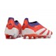 adidas Predator Elite Laceless FG Cleats Red White