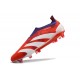 adidas Predator Elite Laceless FG Cleats Red White