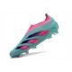 adidas Predator Elite Laceless FG Cleats Cyan Pink