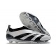 adidas Predator Elite Laceless FG Cleats Silver Black