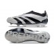 adidas Predator Elite Laceless FG Cleats Silver Black