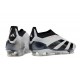 adidas Predator Elite Laceless FG Cleats Silver Black