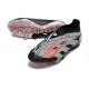 adidas Predator Elite Laceless FG Cleats Black Silver Red