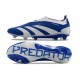 adidas Predator Elite Laceless FG Cleats Bright Royal White Bliss Blue