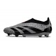 adidas Predator Elite Laceless FG Cleats Carbon Core Black 