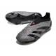 adidas Predator Elite Laceless FG Cleats Carbon Core Black 