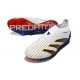 adidas Predator Elite Laceless FG Cleats White Grey Blue Red