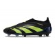 adidas Predator Elite Laceless FG Cleats Black Green