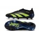 adidas Predator Elite Laceless FG Cleats Black Green