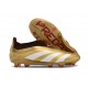 adidas Predator Elite Laceless FG Cleats Gold White Red