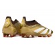 adidas Predator Elite Laceless FG Cleats Gold White Red