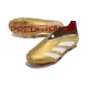 adidas Predator Elite Laceless FG Cleats Gold White Red