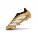 adidas Predator Elite Laceless FG Cleats Gold White Red