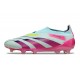 adidas Predator Elite Laceless FG Cleats Almost Blue Lucid Pink