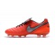 New 2016 Nike Tiempo Legend 6 FG Kangaroo Leather Boots Orange Black White