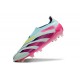 adidas Predator Elite Laceless FG Cleats Almost Blue Lucid Pink