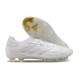 adidas Copa Pure 2 Elite+ FG Cleats Leather Ftwr White Gold Met