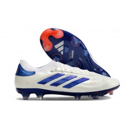 adidas Copa Pure 2 Elite+ FG Cleats Ftwr White Lucid Blue Solar Red