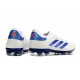 adidas Copa Pure 2 Elite+ FG Cleats Ftwr White Lucid Blue Solar Red