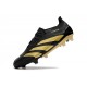 adidas Predator Low Elite Firm Ground Black Golden