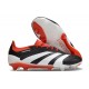 adidas Predator Low Elite FG Solar Energy - Core Black White Solar Red