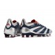 adidas Predator Low Elite Firm Ground Silver Black Red