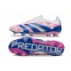 adidas Predator Low Elite Firm Ground White Pink Blue