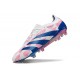 adidas Predator Low Elite Firm Ground White Pink Blue