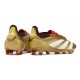 adidas Predator Low Elite Firm Ground Gold White Red