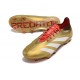 adidas Predator Low Elite Firm Ground Gold White Red