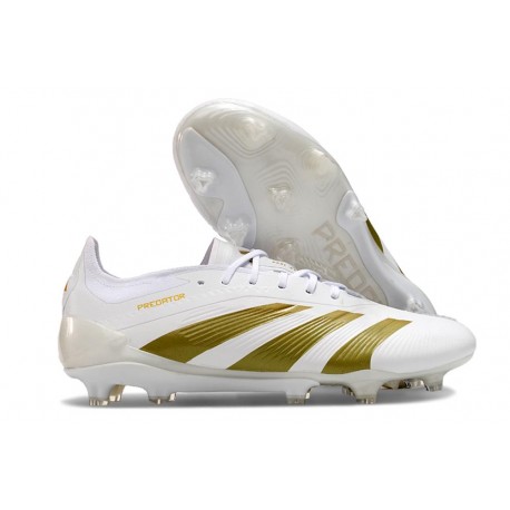 adidas Predator Low Elite Firm Ground White Golden